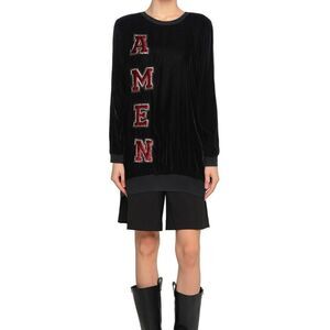 AMEN Velvet Sweatshirt Top Shirt size 4 S